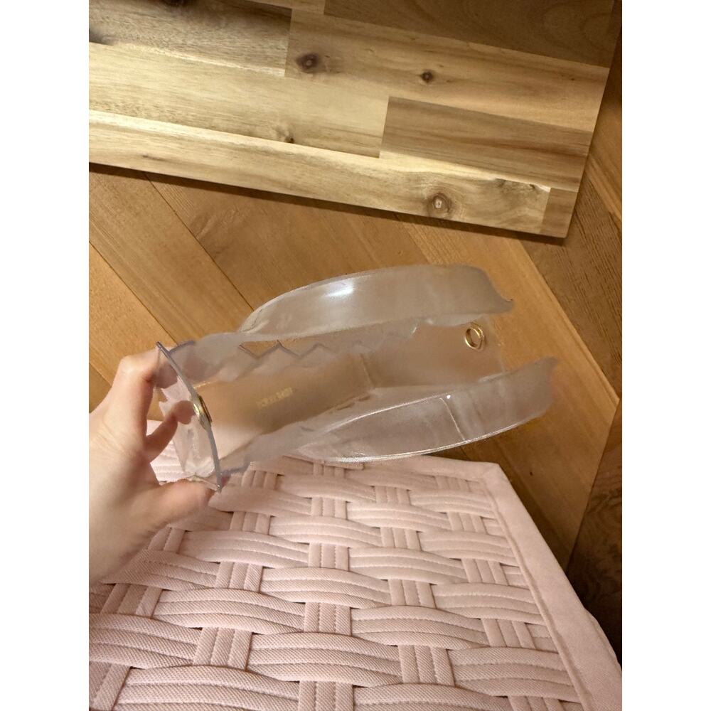 EUC Forever 21 Clear/Matte Cross Body/Top Handle Bag Purse - Picture 5 of 9